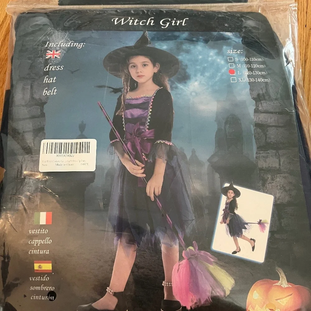 - witch girl costume